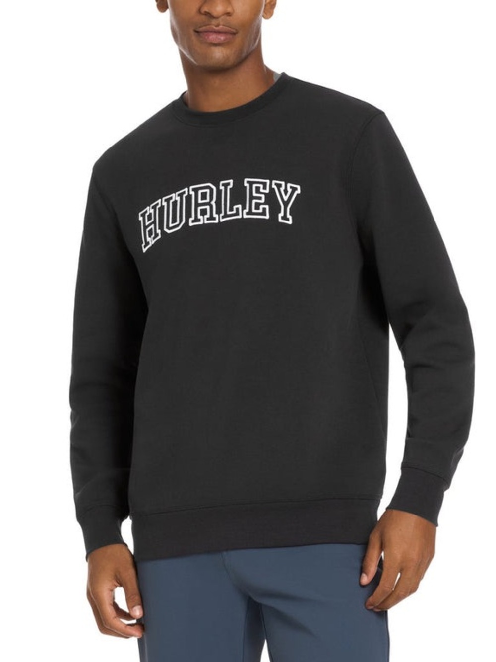 Hurley Men's Pique Crewneck Sweater